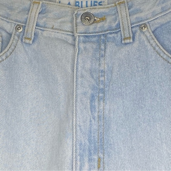 Vintage L.A. Blues Women’s Jeans 10P Light Blue Straight Leg Zip Button Pockets - Picture 2 of 10